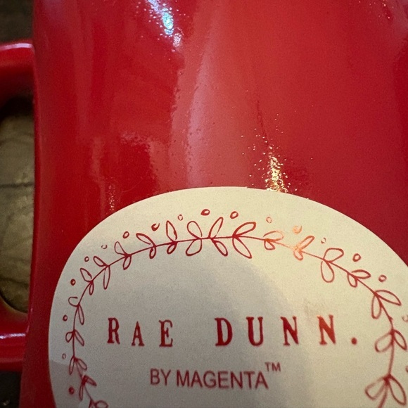 Rae Dunn Red Mug - Candy Canes & Syrup - Picture 2 of 3